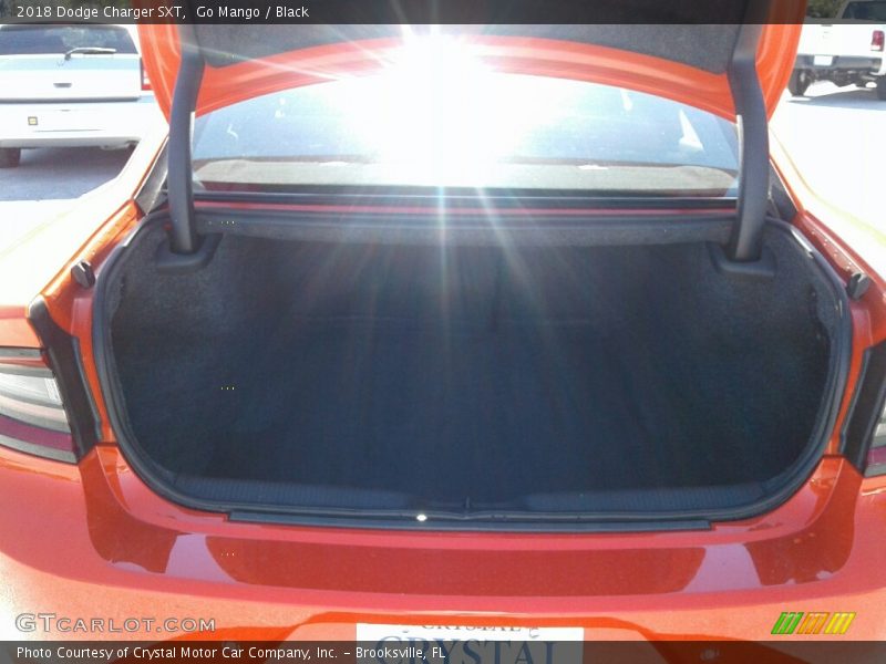 Go Mango / Black 2018 Dodge Charger SXT