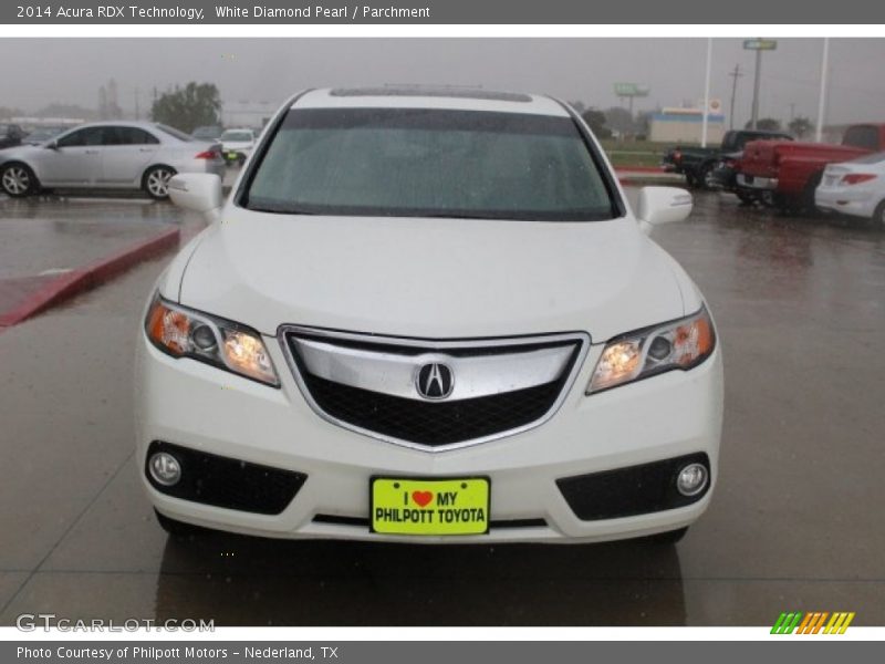 White Diamond Pearl / Parchment 2014 Acura RDX Technology