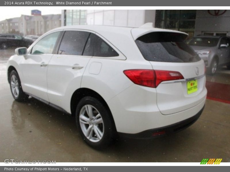 White Diamond Pearl / Parchment 2014 Acura RDX Technology