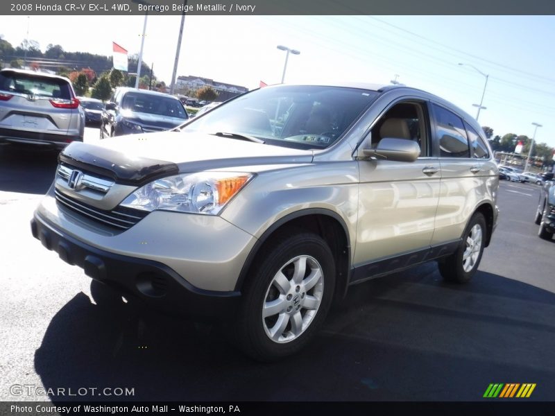 Borrego Beige Metallic / Ivory 2008 Honda CR-V EX-L 4WD