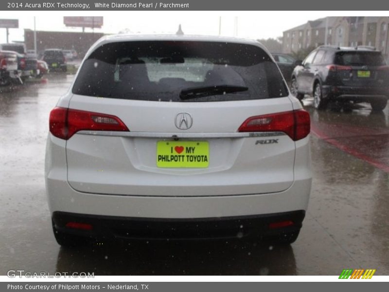 White Diamond Pearl / Parchment 2014 Acura RDX Technology