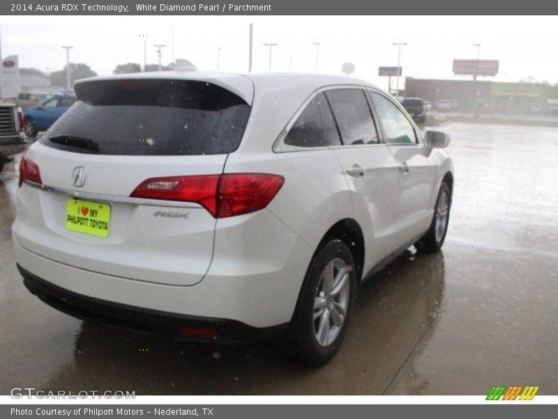 White Diamond Pearl / Parchment 2014 Acura RDX Technology