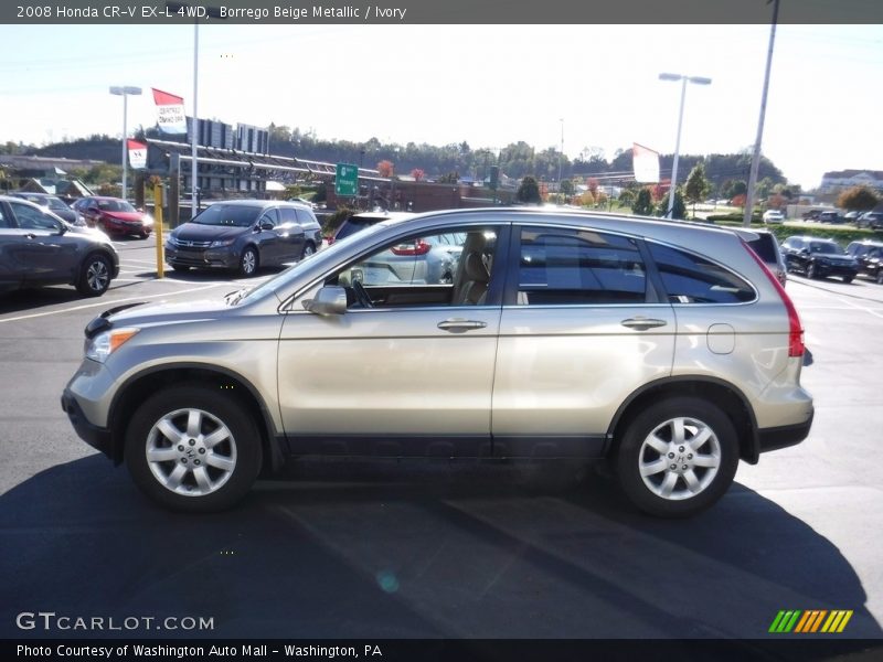 Borrego Beige Metallic / Ivory 2008 Honda CR-V EX-L 4WD