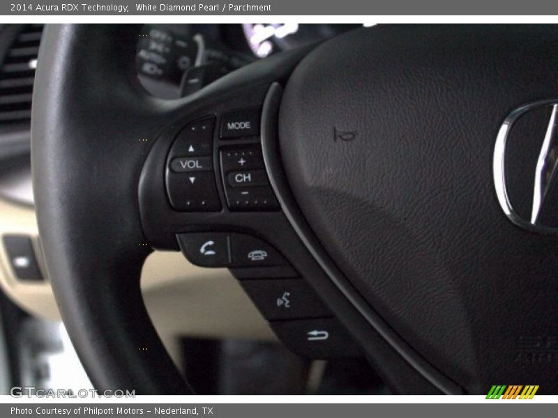 White Diamond Pearl / Parchment 2014 Acura RDX Technology