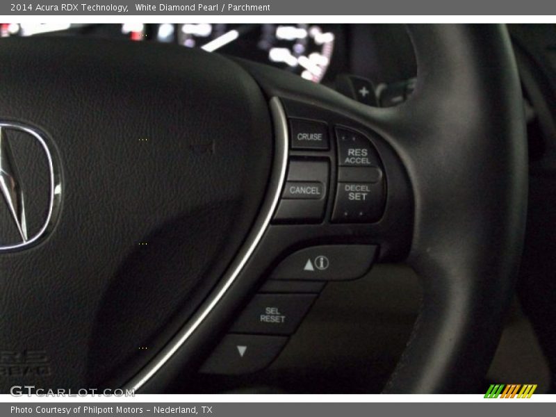 White Diamond Pearl / Parchment 2014 Acura RDX Technology