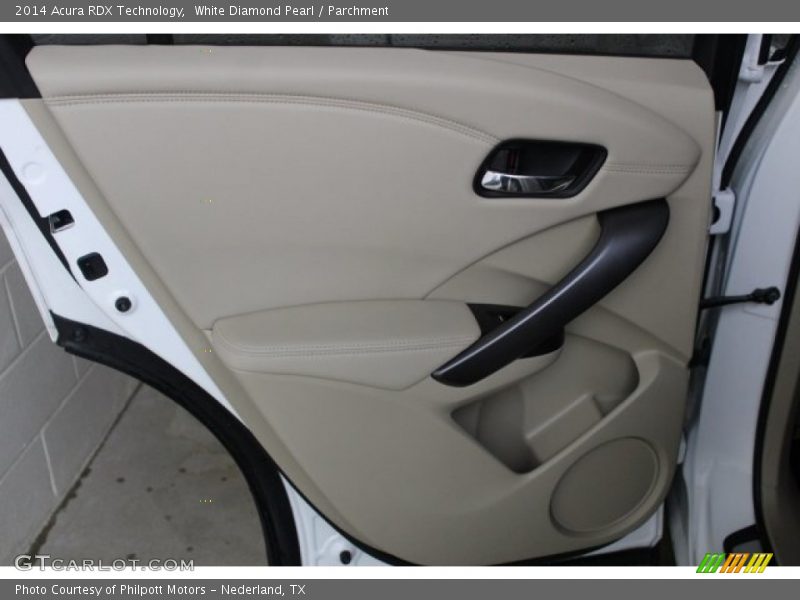 White Diamond Pearl / Parchment 2014 Acura RDX Technology