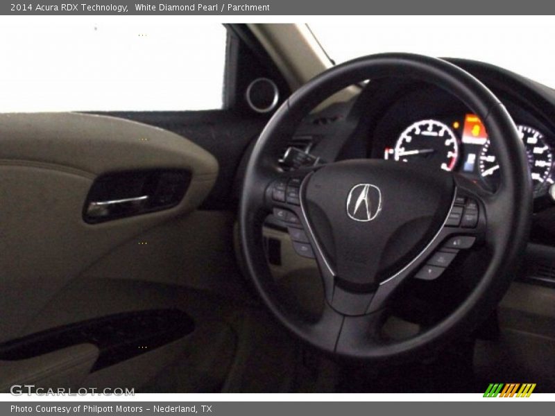 White Diamond Pearl / Parchment 2014 Acura RDX Technology