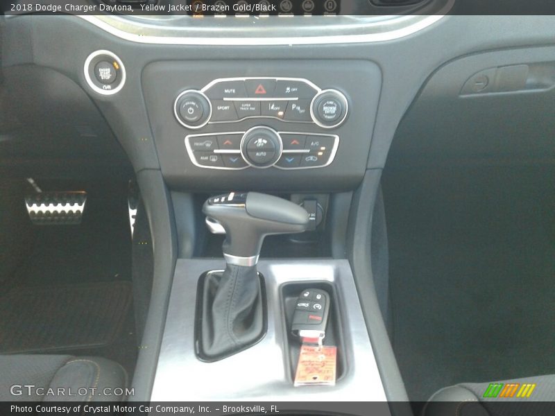 Yellow Jacket / Brazen Gold/Black 2018 Dodge Charger Daytona