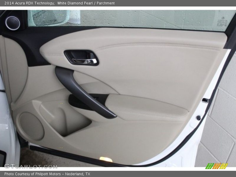 White Diamond Pearl / Parchment 2014 Acura RDX Technology