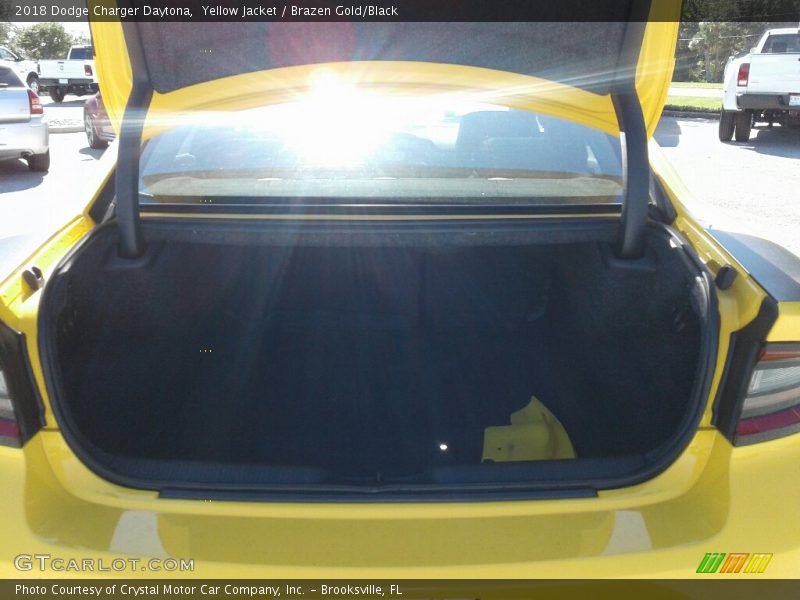 Yellow Jacket / Brazen Gold/Black 2018 Dodge Charger Daytona
