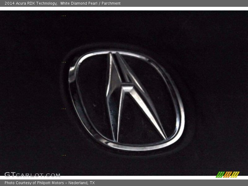 White Diamond Pearl / Parchment 2014 Acura RDX Technology