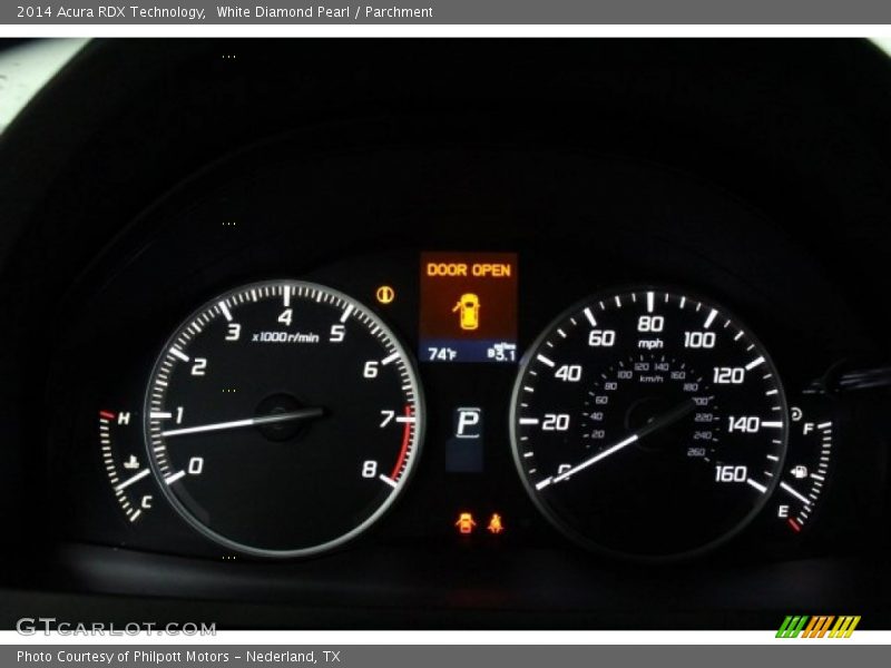 White Diamond Pearl / Parchment 2014 Acura RDX Technology