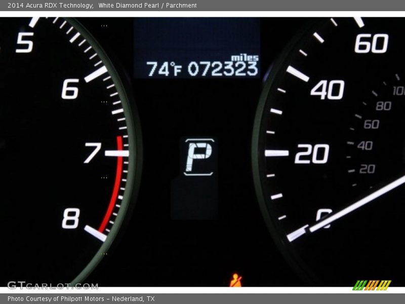 White Diamond Pearl / Parchment 2014 Acura RDX Technology