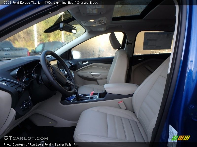 Lightning Blue / Charcoal Black 2018 Ford Escape Titanium 4WD