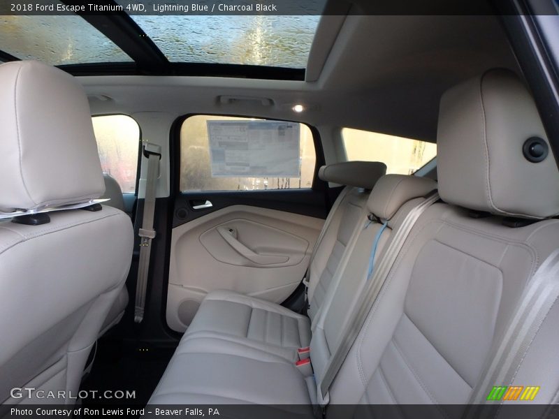 Lightning Blue / Charcoal Black 2018 Ford Escape Titanium 4WD