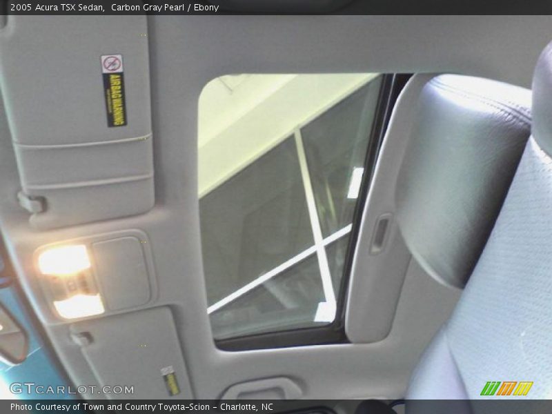 Carbon Gray Pearl / Ebony 2005 Acura TSX Sedan