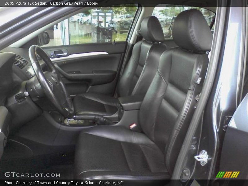 Carbon Gray Pearl / Ebony 2005 Acura TSX Sedan