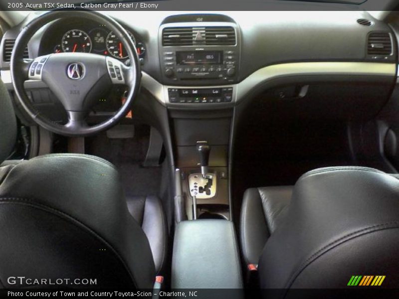 Carbon Gray Pearl / Ebony 2005 Acura TSX Sedan