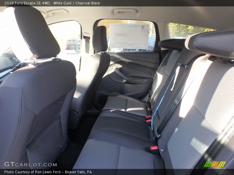 White Gold / Charcoal Black 2018 Ford Escape SE 4WD
