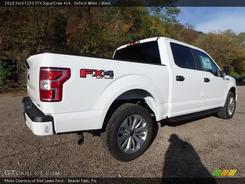 Oxford White / Black 2018 Ford F150 STX SuperCrew 4x4