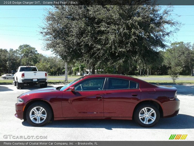 Octane Red Pearl / Black 2018 Dodge Charger SXT