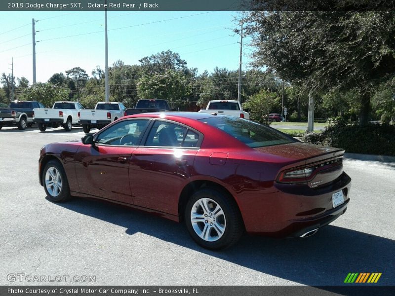 Octane Red Pearl / Black 2018 Dodge Charger SXT
