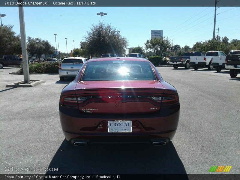 Octane Red Pearl / Black 2018 Dodge Charger SXT