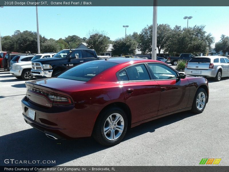 Octane Red Pearl / Black 2018 Dodge Charger SXT