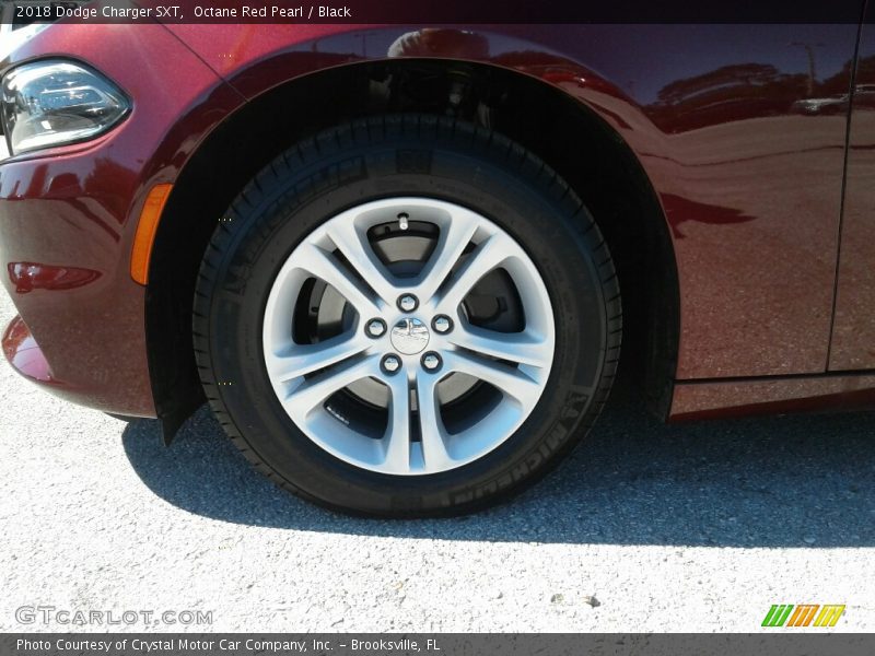 Octane Red Pearl / Black 2018 Dodge Charger SXT