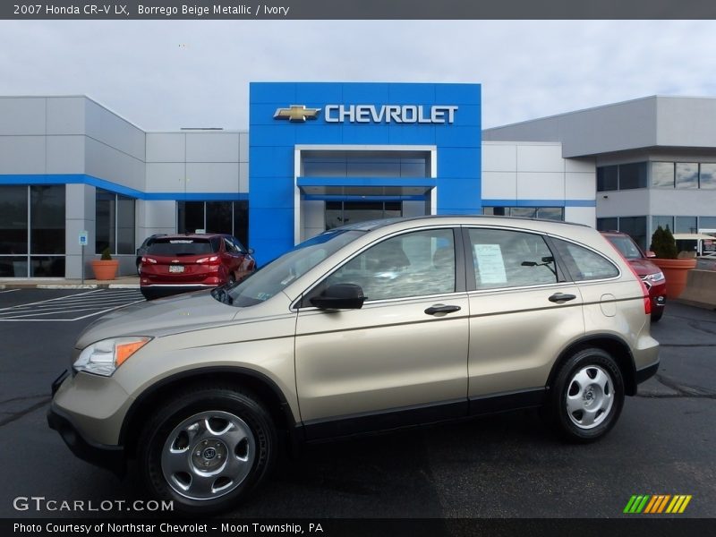 Borrego Beige Metallic / Ivory 2007 Honda CR-V LX