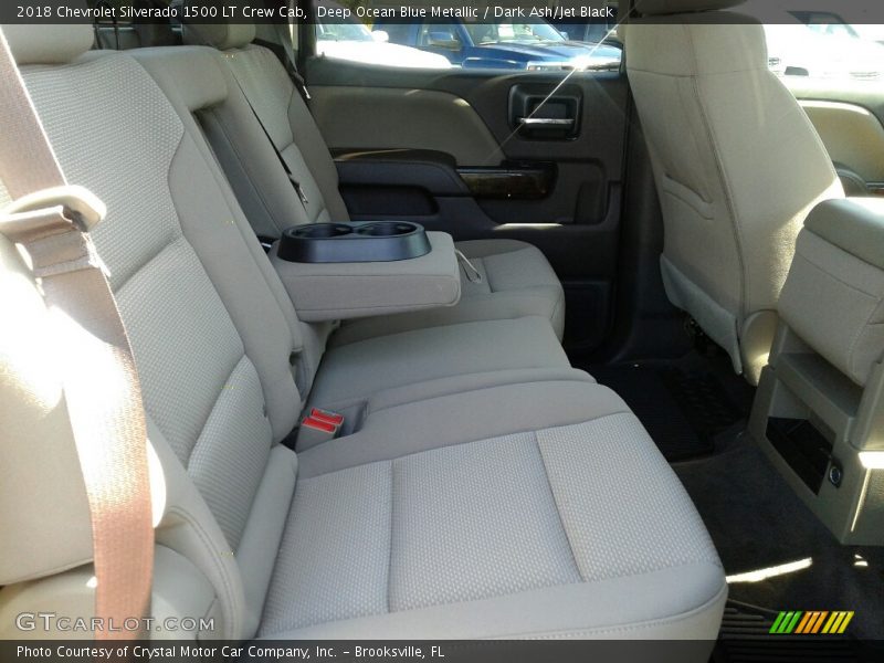 Deep Ocean Blue Metallic / Dark Ash/Jet Black 2018 Chevrolet Silverado 1500 LT Crew Cab