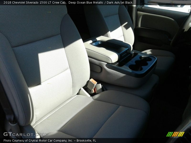 Deep Ocean Blue Metallic / Dark Ash/Jet Black 2018 Chevrolet Silverado 1500 LT Crew Cab