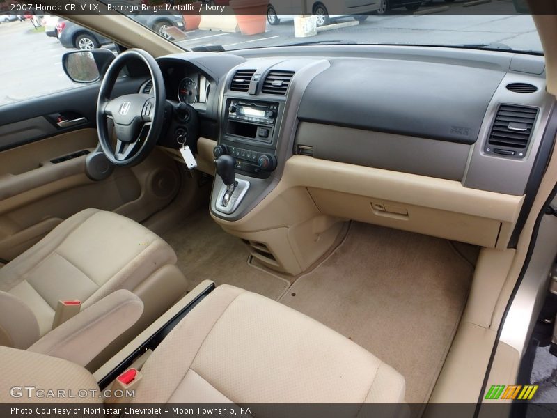 Borrego Beige Metallic / Ivory 2007 Honda CR-V LX