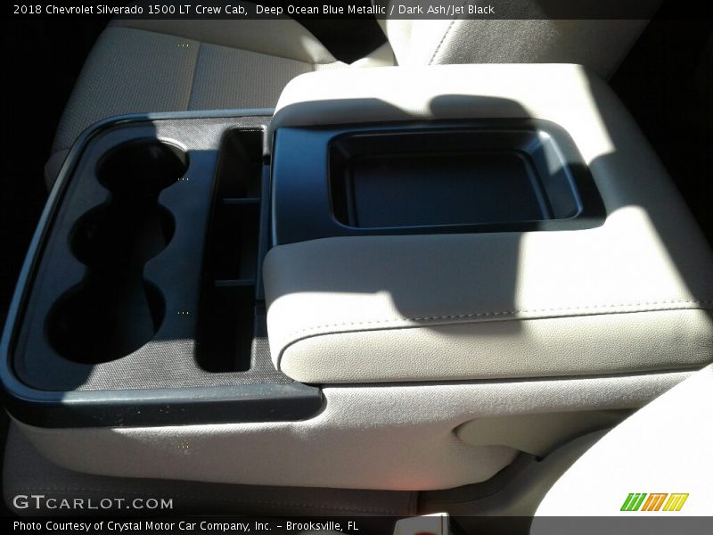 Deep Ocean Blue Metallic / Dark Ash/Jet Black 2018 Chevrolet Silverado 1500 LT Crew Cab
