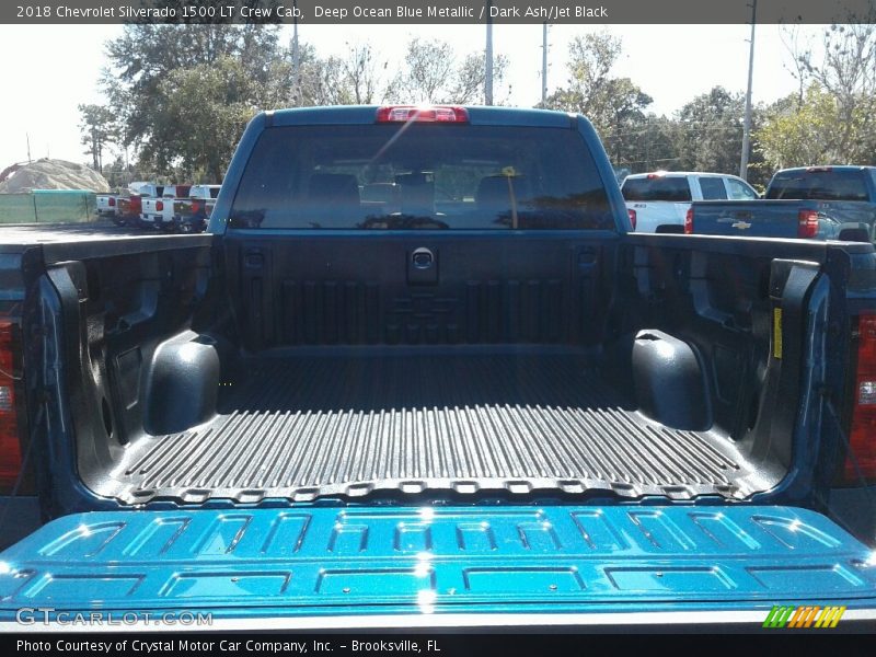 Deep Ocean Blue Metallic / Dark Ash/Jet Black 2018 Chevrolet Silverado 1500 LT Crew Cab