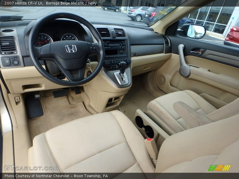 Borrego Beige Metallic / Ivory 2007 Honda CR-V LX