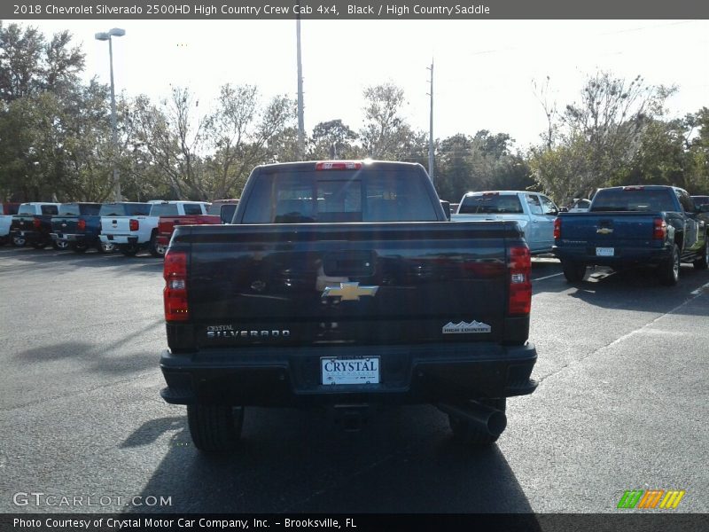 Black / High Country Saddle 2018 Chevrolet Silverado 2500HD High Country Crew Cab 4x4