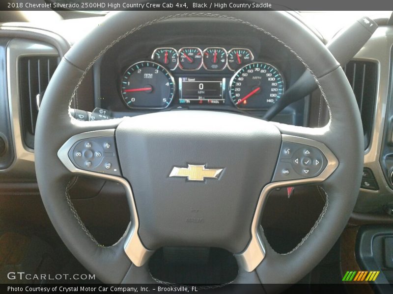 Black / High Country Saddle 2018 Chevrolet Silverado 2500HD High Country Crew Cab 4x4