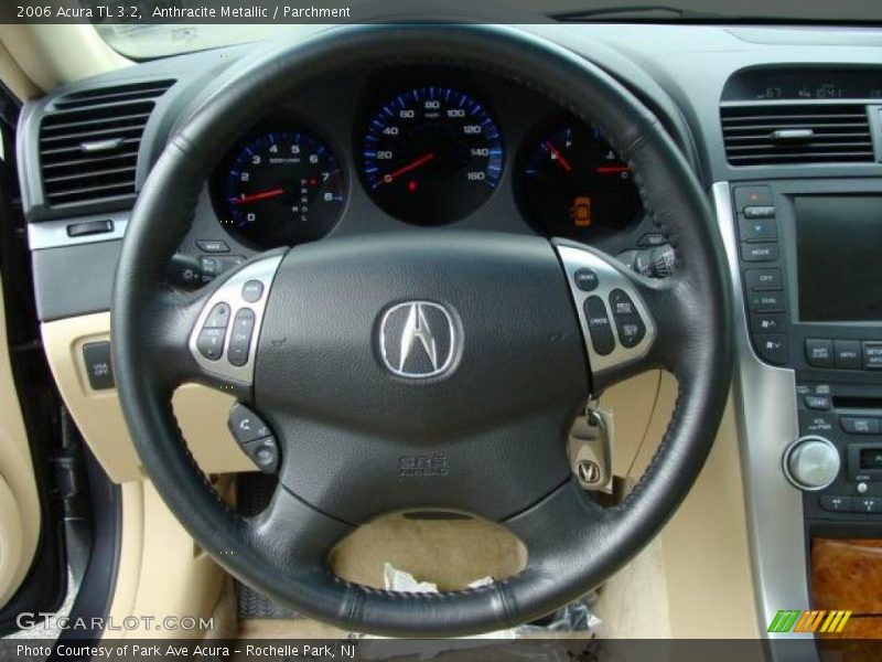 Anthracite Metallic / Parchment 2006 Acura TL 3.2