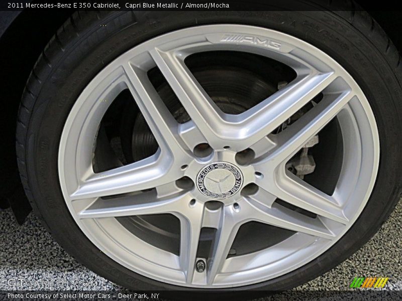 Capri Blue Metallic / Almond/Mocha 2011 Mercedes-Benz E 350 Cabriolet