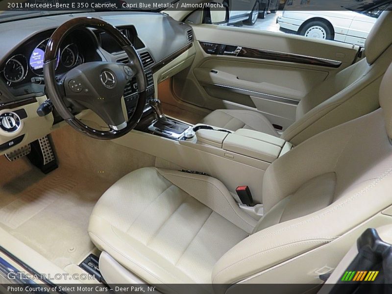 Capri Blue Metallic / Almond/Mocha 2011 Mercedes-Benz E 350 Cabriolet