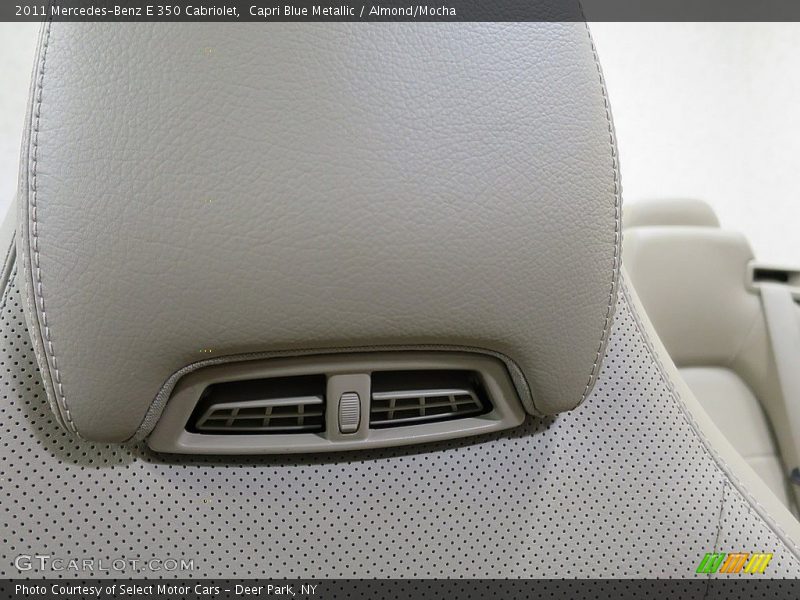 Capri Blue Metallic / Almond/Mocha 2011 Mercedes-Benz E 350 Cabriolet
