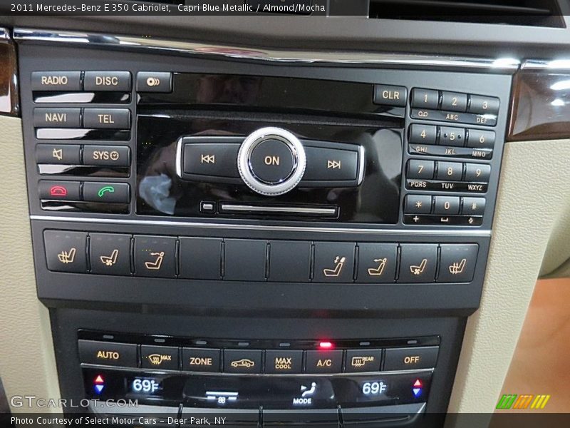 Capri Blue Metallic / Almond/Mocha 2011 Mercedes-Benz E 350 Cabriolet