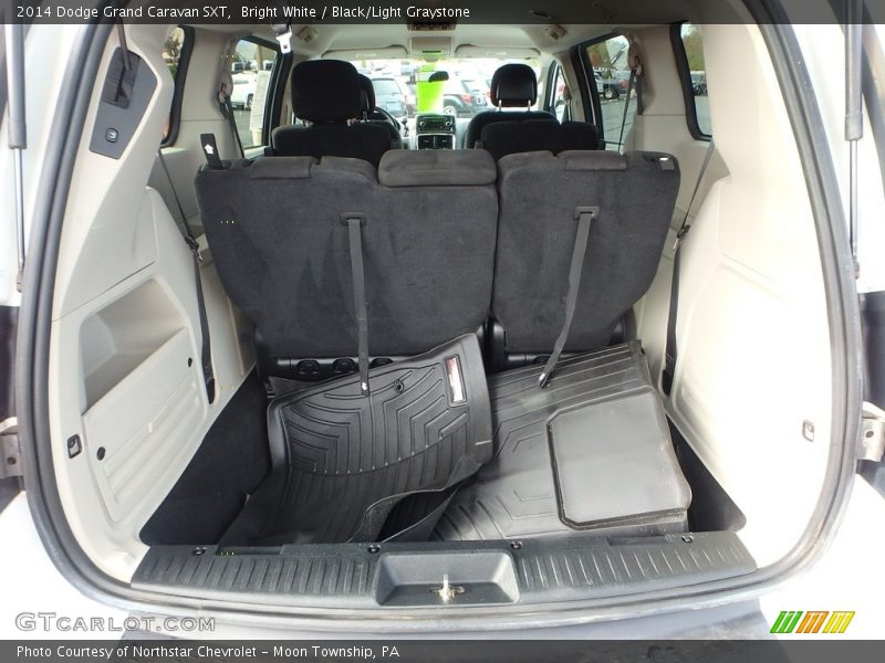 Bright White / Black/Light Graystone 2014 Dodge Grand Caravan SXT