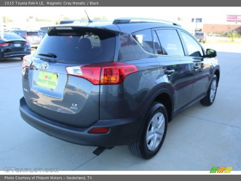 Magnetic Gray Metallic / Black 2015 Toyota RAV4 LE