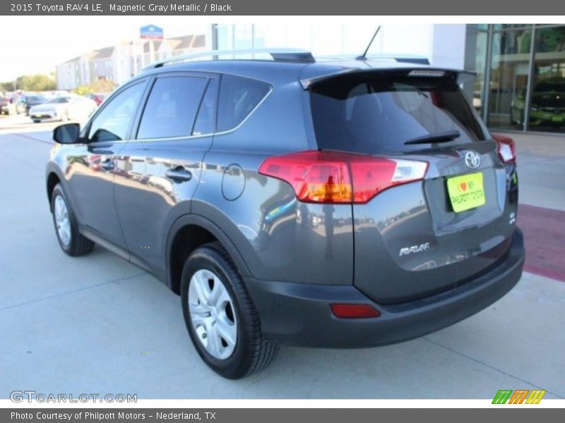 Magnetic Gray Metallic / Black 2015 Toyota RAV4 LE