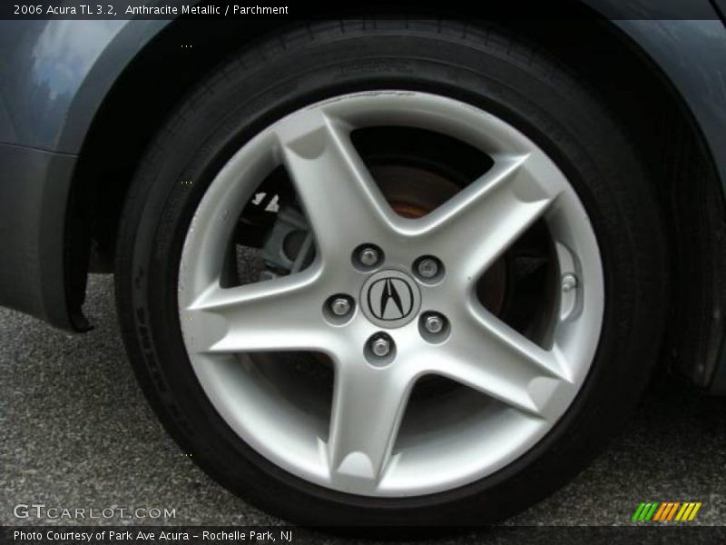 Anthracite Metallic / Parchment 2006 Acura TL 3.2