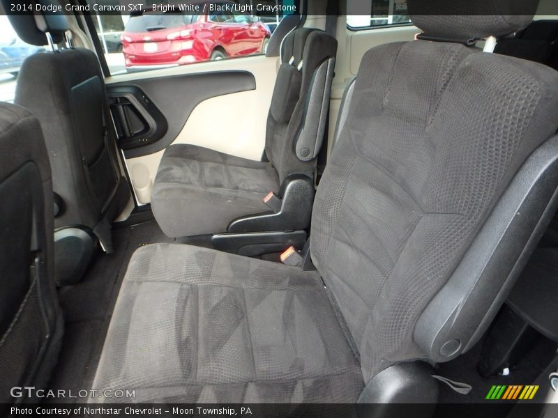 Bright White / Black/Light Graystone 2014 Dodge Grand Caravan SXT
