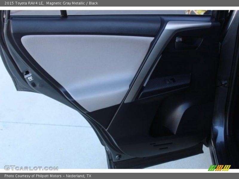 Magnetic Gray Metallic / Black 2015 Toyota RAV4 LE