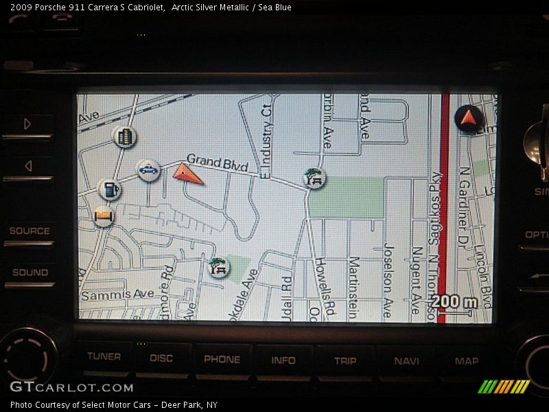 Arctic Silver Metallic / Sea Blue 2009 Porsche 911 Carrera S Cabriolet